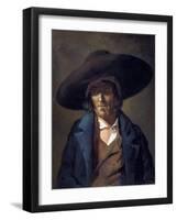 Portrait of a Man Called Le Vendeen-Théodore Géricault-Framed Art Print