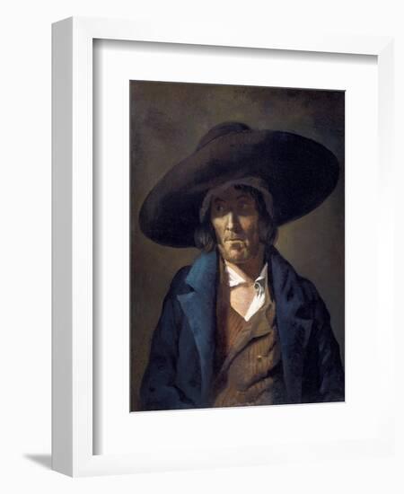 Portrait of a Man Called Le Vendeen-Théodore Géricault-Framed Art Print