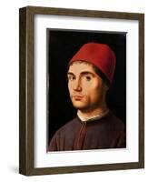 Portrait of a Man, circa 1475-Antonello da Messina-Framed Giclee Print