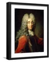 Portrait of a Man, Early 18th Century-Robert Tournieres-Framed Giclee Print