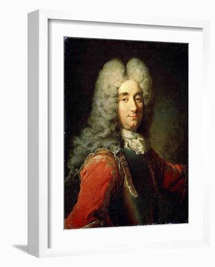 Portrait of a Man, Early 18th Century-Robert Tournieres-Framed Giclee Print