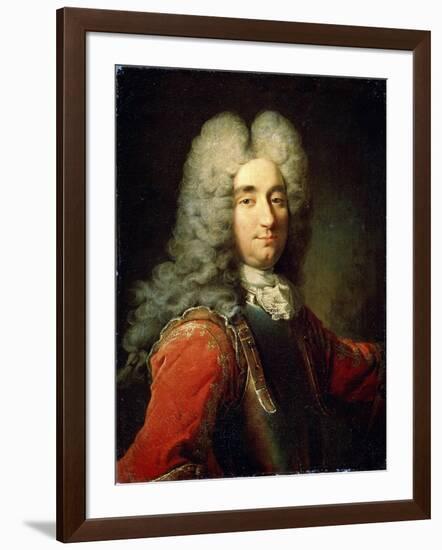 Portrait of a Man, Early 18th Century-Robert Tournieres-Framed Giclee Print