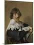 Portrait of a Man, Frans Hals-Frans Hals-Mounted Art Print