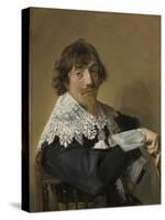 Portrait of a Man, Frans Hals-Frans Hals-Stretched Canvas