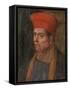 Portrait of a Man (Fresco)-Bernardino di Betto Pinturicchio-Framed Stretched Canvas