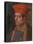 Portrait of a Man (Fresco)-Bernardino di Betto Pinturicchio-Stretched Canvas