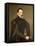 Portrait of a Man from the Retinue of Cardinal Granvelle-Antonis Mor-Framed Stretched Canvas