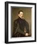 Portrait of a Man from the Retinue of Cardinal Granvelle-Antonis Mor-Framed Giclee Print