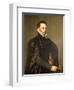 Portrait of a Man from the Retinue of Cardinal Granvelle-Antonis Mor-Framed Giclee Print