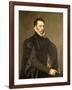 Portrait of a Man from the Retinue of Cardinal Granvelle-Antonis Mor-Framed Giclee Print