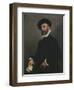 Portrait of a Man Holding a Letter, C.1570-75-Giovanni Battista Moroni-Framed Giclee Print