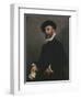 Portrait of a Man Holding a Letter, C.1570-75-Giovanni Battista Moroni-Framed Giclee Print