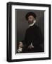 Portrait of a Man Holding a Letter (L'Avvocat), C. 1570-Giovan Battista Moroni-Framed Giclee Print