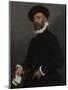 Portrait of a Man Holding a Letter (L'Avvocat), C. 1570-Giovan Battista Moroni-Mounted Giclee Print