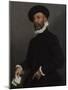 Portrait of a Man Holding a Letter (L'Avvocat), C. 1570-Giovan Battista Moroni-Mounted Giclee Print