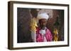 Portrait of a Man Holding Christian Symbols, Bieta Mercurios, Wollo Region, Ethiopia-Bruno Barbier-Framed Photographic Print