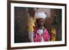 Portrait of a Man Holding Christian Symbols, Bieta Mercurios, Wollo Region, Ethiopia-Bruno Barbier-Framed Photographic Print