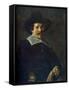 Portrait of a Man Holding Gloves, C1645-Frans Hals-Framed Stretched Canvas