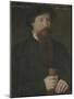 Portrait of a Man Holding His Gloves, 1544 (Oil on Wood)-Pieter Jansz Pourbus-Mounted Giclee Print