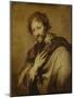 Portrait of a Man, Identified as Peter Paul Rubens, Painter and Diplomat-Anthony Van Dyck-Mounted Art Print