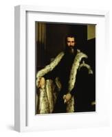 Portrait of a Man in a Fur Coat, c.1566-Paolo Veronese-Framed Giclee Print