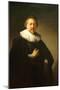 Portrait of a Man in a Lace Ruff Probably of the Berestyn Family-Rembrandt van Rijn-Mounted Art Print