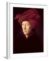 Portrait of a Man in a Turban-Jan van Eyck-Framed Giclee Print