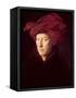 Portrait of a Man in a Turban-Jan van Eyck-Framed Stretched Canvas
