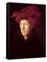 Portrait of a Man in a Turban-Jan van Eyck-Framed Stretched Canvas