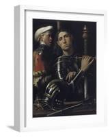 Portrait of a Man in Armor with His Page-Giorgione-Framed Giclee Print