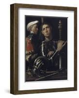 Portrait of a Man in Armor with His Page-Giorgione-Framed Giclee Print