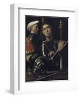 Portrait of a Man in Armor with His Page-Giorgione-Framed Giclee Print