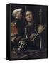 Portrait of a Man in Armor with His Page-Giorgione-Framed Stretched Canvas