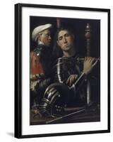 Portrait of a Man in Armor with His Page-Giorgione-Framed Giclee Print