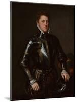 Portrait of a Man in Armour, 1558 (Oil on Canvas)-Anthonis van Dashorst (c 1519-1576/77) (circl-Mounted Giclee Print