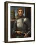 Portrait of a Man in Armour, C. 1510-Francesco Granacci-Framed Giclee Print