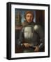 Portrait of a Man in Armour, C. 1510-Francesco Granacci-Framed Giclee Print