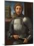 Portrait of a Man in Armour, C. 1510-Francesco Granacci-Mounted Giclee Print