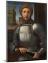 Portrait of a Man in Armour, C. 1510-Francesco Granacci-Mounted Giclee Print