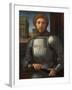 Portrait of a Man in Armour, C. 1510-Francesco Granacci-Framed Giclee Print