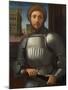 Portrait of a Man in Armour, C. 1510-Francesco Granacci-Mounted Giclee Print