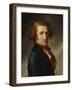 Portrait of a Man in Blue Clothes-Anne-Louis Girodet de Roussy-Trioson-Framed Giclee Print