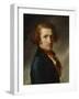 Portrait of a Man in Blue Clothes-Anne-Louis Girodet de Roussy-Trioson-Framed Giclee Print