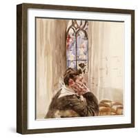 Portrait of a Man in Church, 1900-Giovanni Boldini-Framed Giclee Print