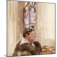 Portrait of a Man in Church, 1900-Giovanni Boldini-Mounted Giclee Print