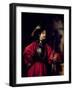 Portrait of a Man in Military Costume, 1650-Rembrandt van Rijn-Framed Giclee Print