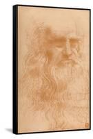 'Portrait of a Man in Red Chalk', c1512, (1932)-Leonardo Da Vinci-Framed Stretched Canvas