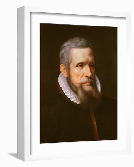 Portrait of a Man, known as Portrait of Pierre Charron (Oil on Canvas)-Frans II Pourbus-Framed Giclee Print