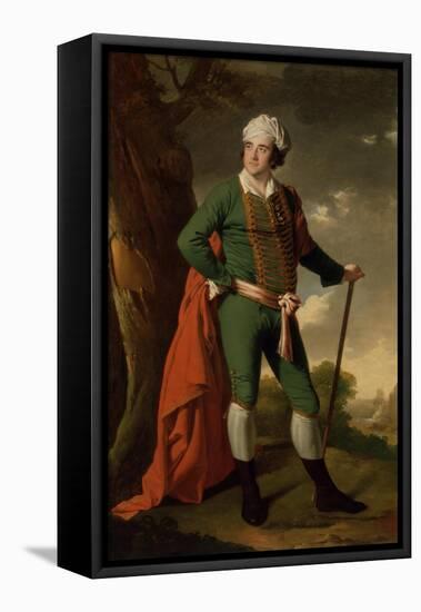 Portrait of a Man, known as the 'Indian Captain', C.1767-Joseph Wright of Derby-Framed Stretched Canvas