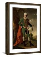 Portrait of a Man, known as the 'Indian Captain', C.1767-Joseph Wright of Derby-Framed Giclee Print